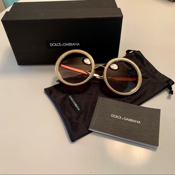 Dolce & Gabbana Accessories - Dolce & Gabbana gold sunglasses